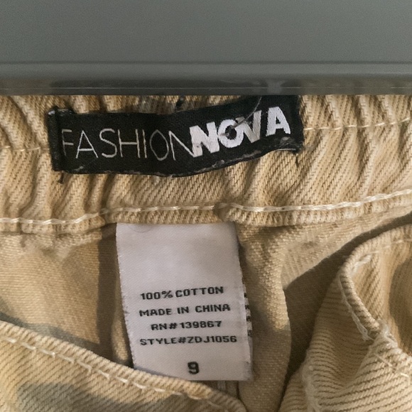 9 | Brown Fashion Nova Cargo Pants - Picture 3 of 3
